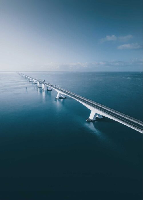Zeelandbrug — Fotografie Poster