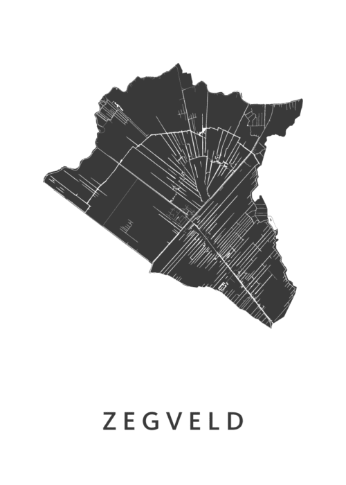 Zegveld Kaart Poster