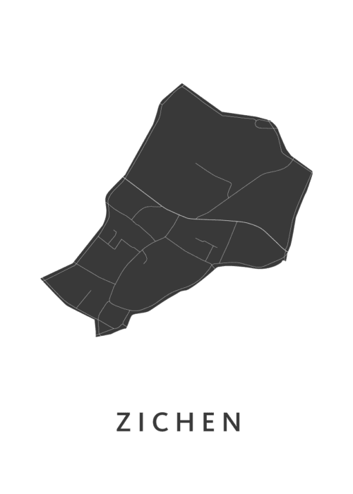 Zichen Kaart Poster