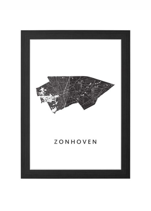 Zonhoven Ingelijst in Zwart lijst Kopen | Kunst in Kaart