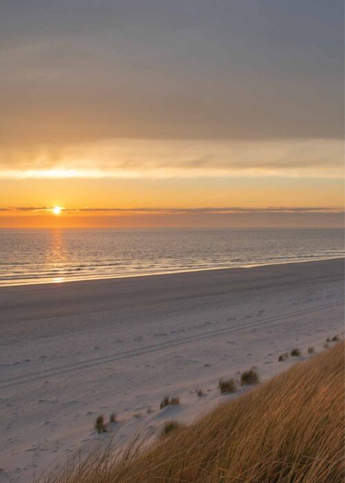 Zonsondergang - Ameland — Fotografie Poster