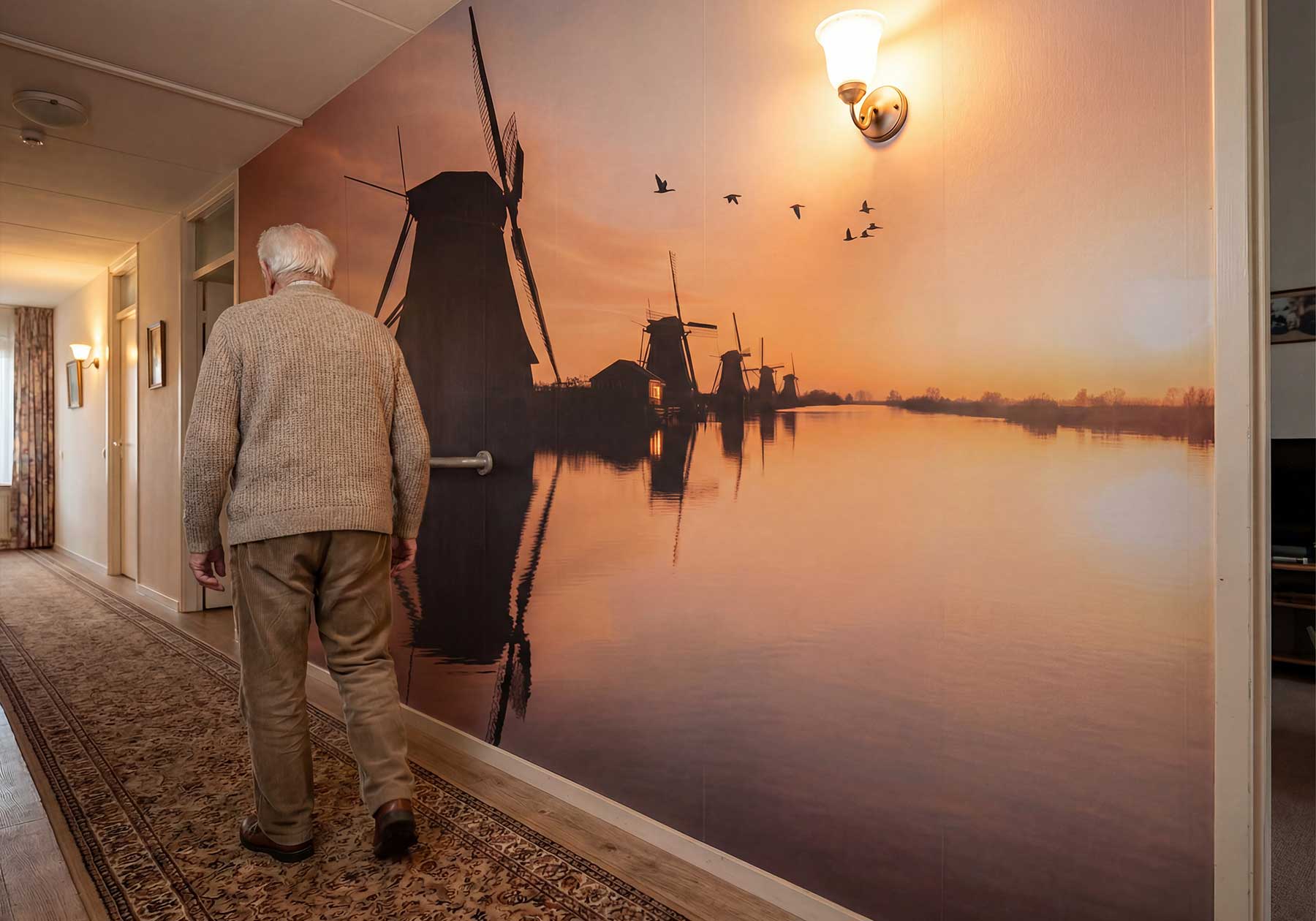 Zorginstelling inrichting behang fotografie Zorginstelling inrichting behang fotografie