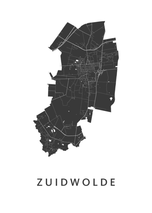 ZuidwoldeStadskaart White