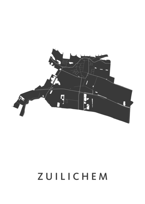 Zuilichem Kaart Poster