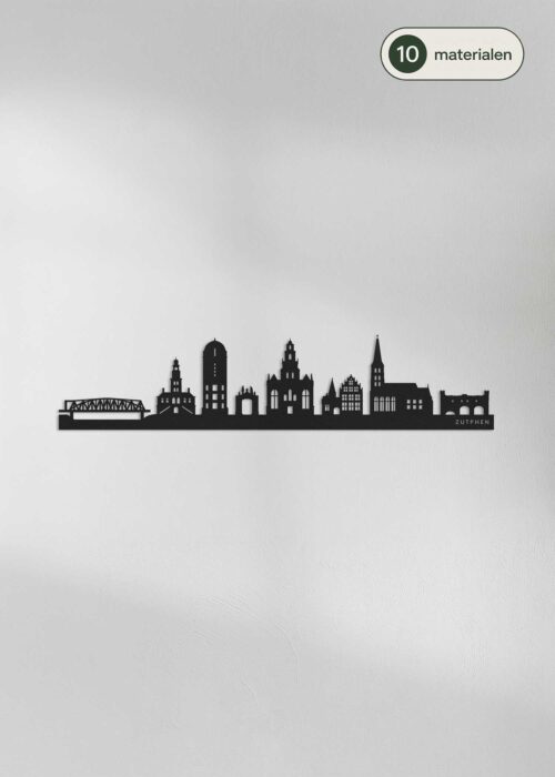 Houten Skyline van Zutphen