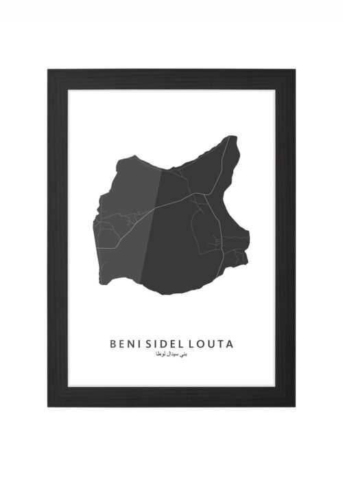 Beni Sidel Louta Ingelijst in Zwart lijst Kopen | Kunst in Kaart