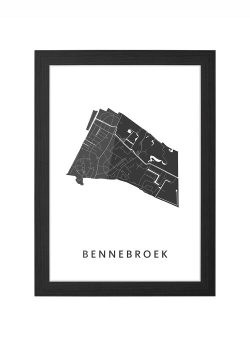 Bennebroek Ingelijst in Zwart lijst Kopen | Kunst in Kaart