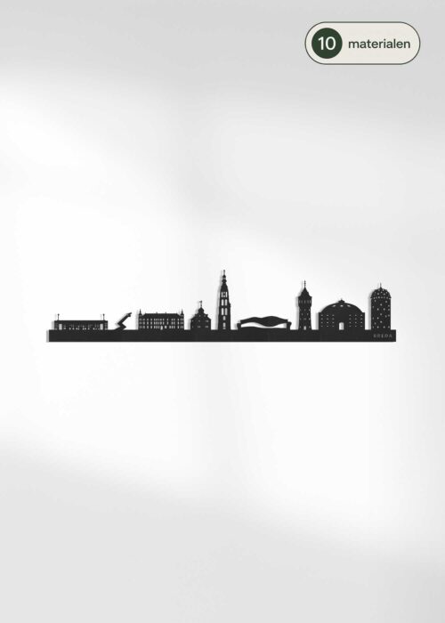 Houten skyline van Breda - verkrijgbaar in 10 materialen