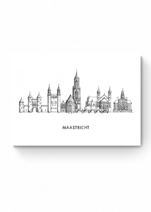 Skyline van Maastricht Poster Print