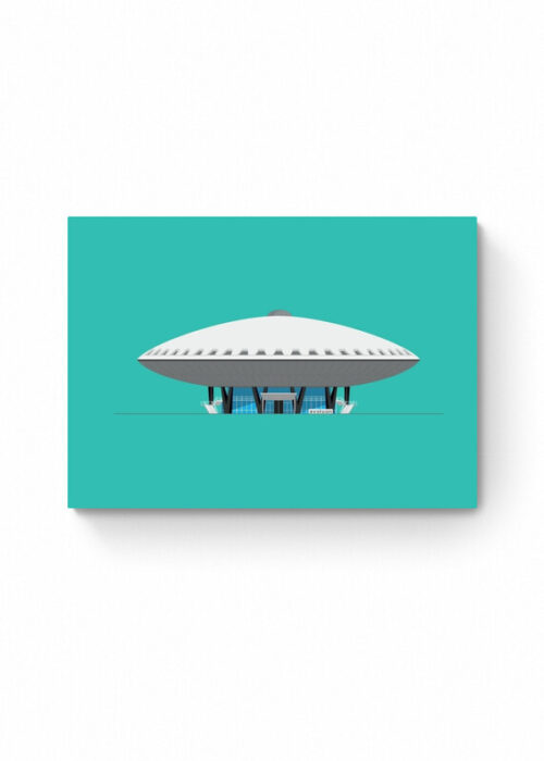 Evoluon - Eindhoven lijntekening print