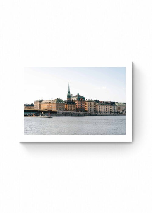 Skyline van Stockholm Poster