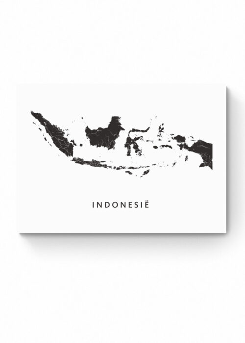 Indonesië landkaart poster