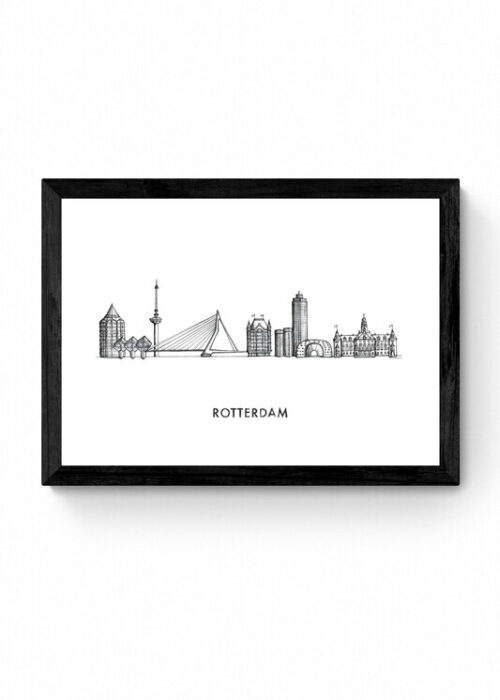 Rotterdam Skyline Poster