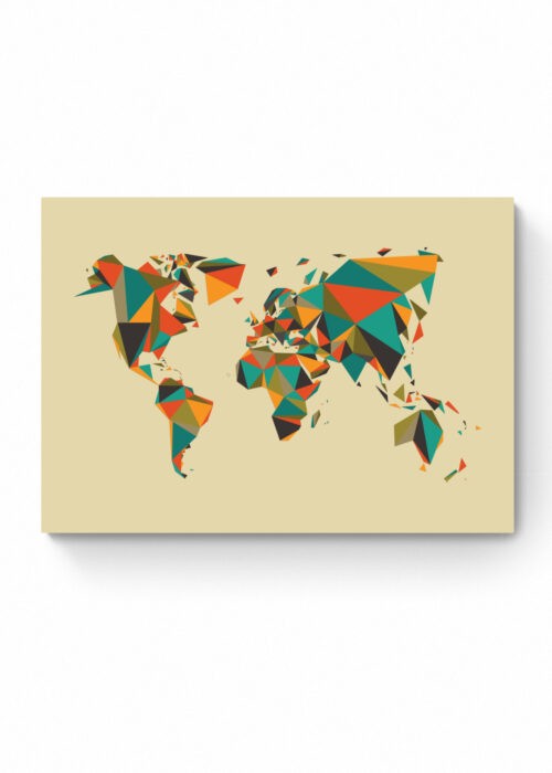 Wereldkaart posters - 3D