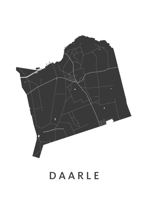 Daarle Stadskaart Poster Kopen