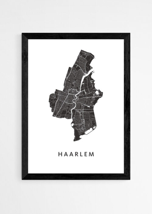 Kunst in Kaart poster ingelijst