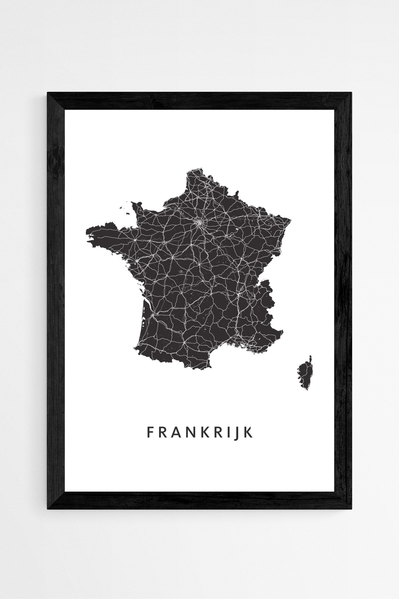 Franse stadskaart posters