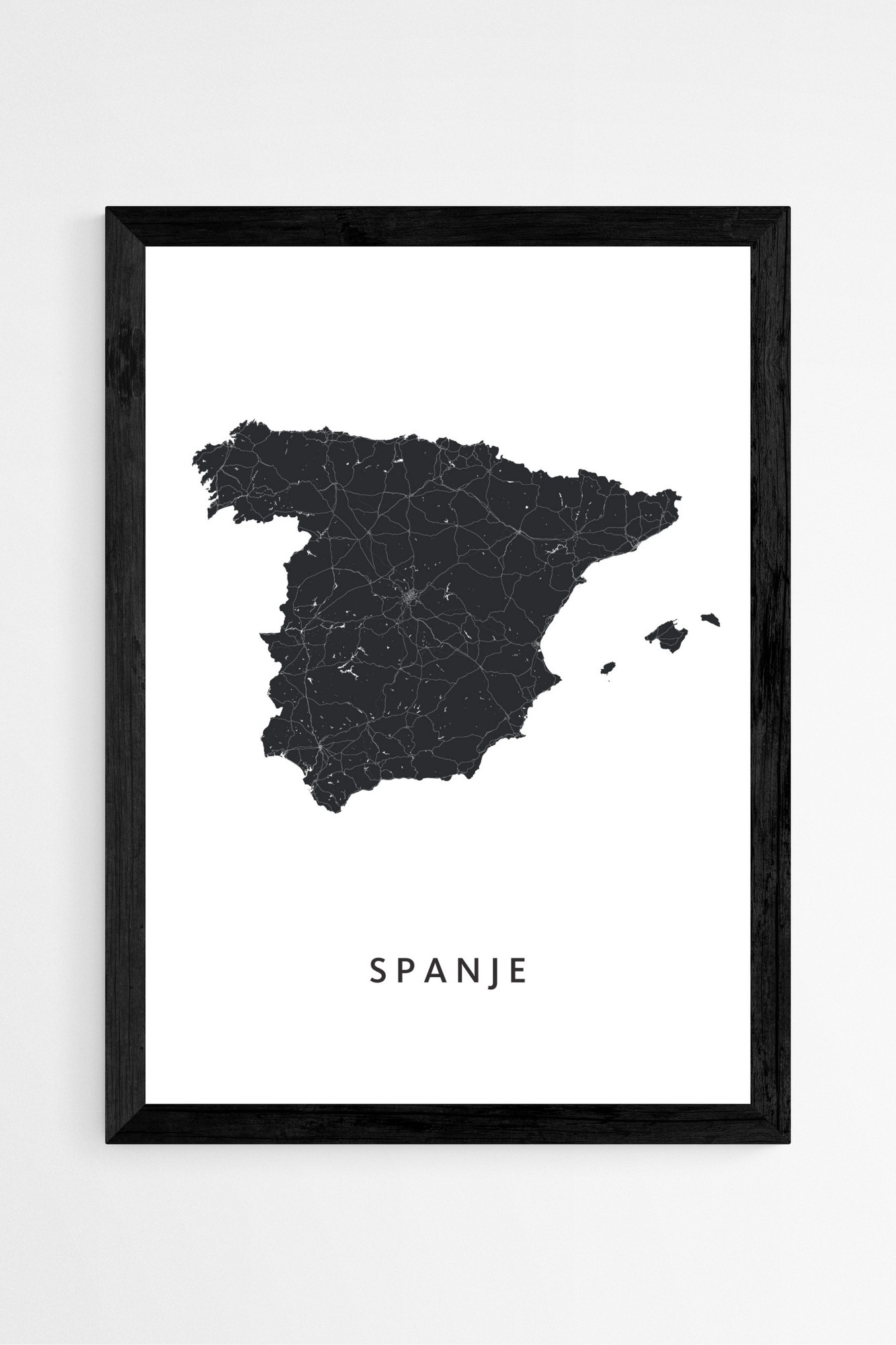 Spaanse stadskaart posters