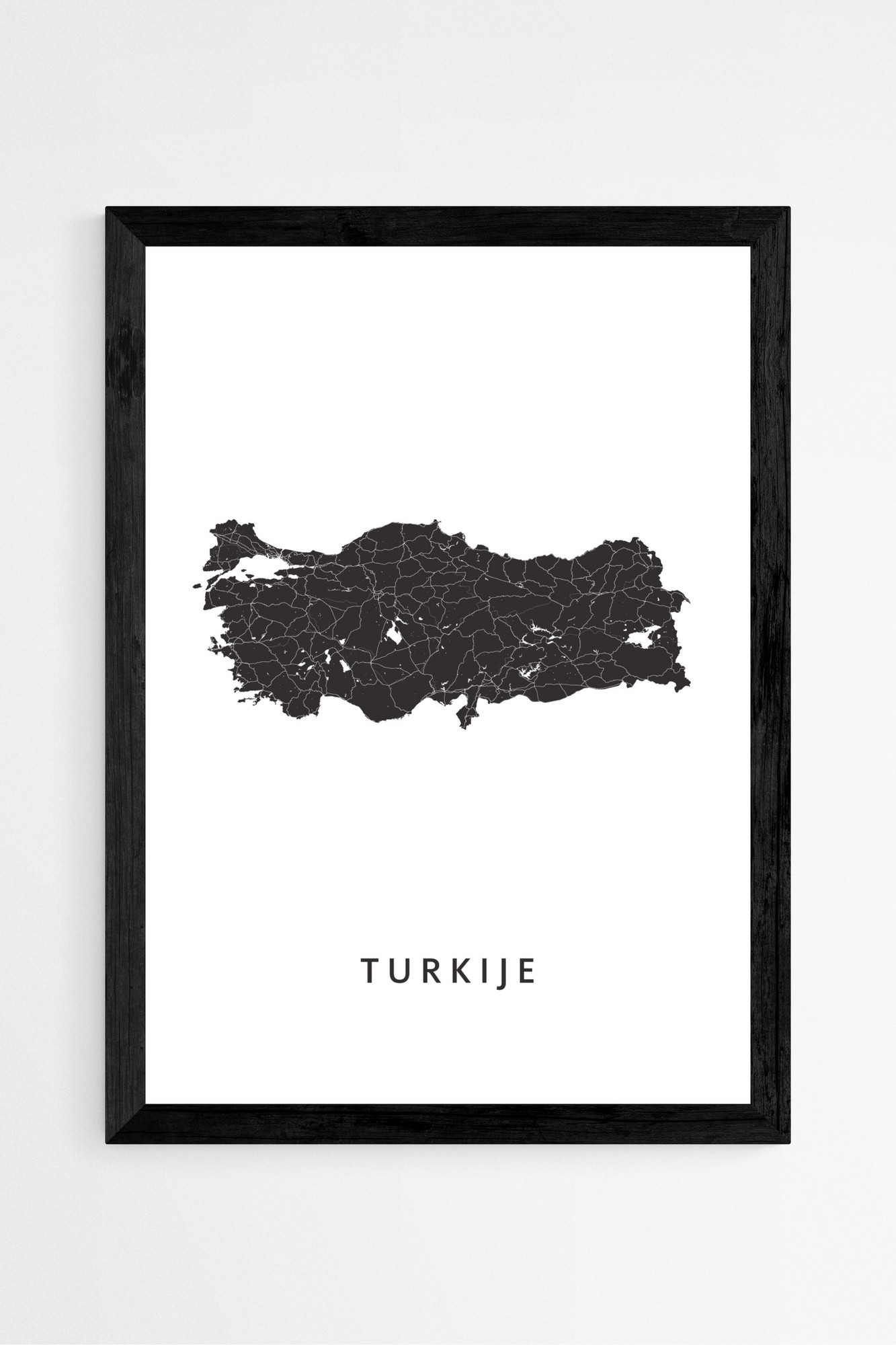 Turkse stadskaart posters