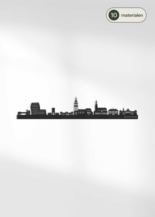 Houten Skyline van Groningen