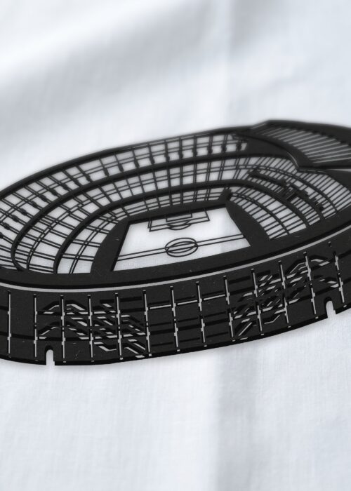 Houten Stadion Barcelona in Zwart MDF