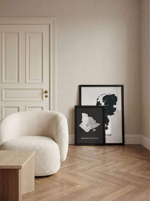 Waddinxveen Stadskaart Poster Kopen | Kunst in Kaart