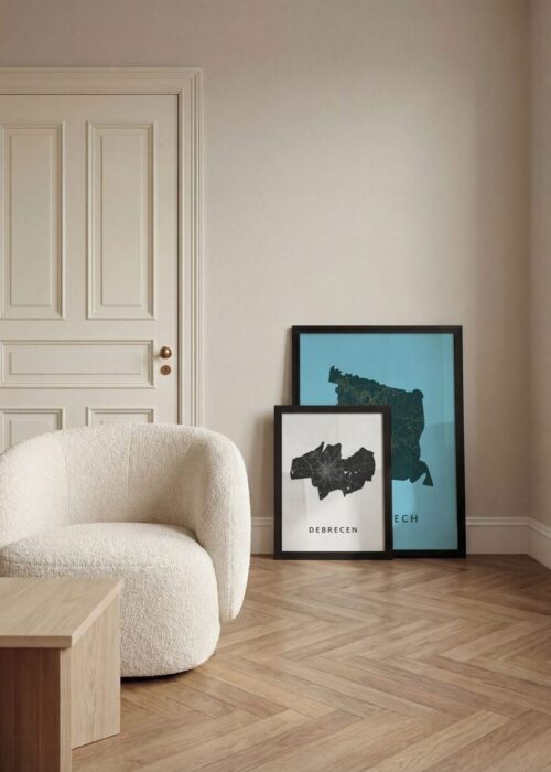 Debrecen Stadskaart Poster Kopen