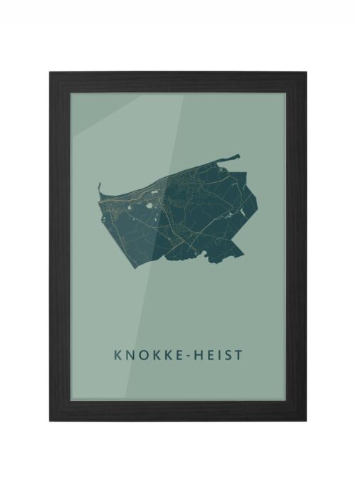 Knokke-Heist Amazon Ingelijst in Zwart lijst Kopen | Kunst in Kaart