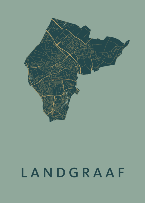 Landgraaf Stadskaart poster Amazon
