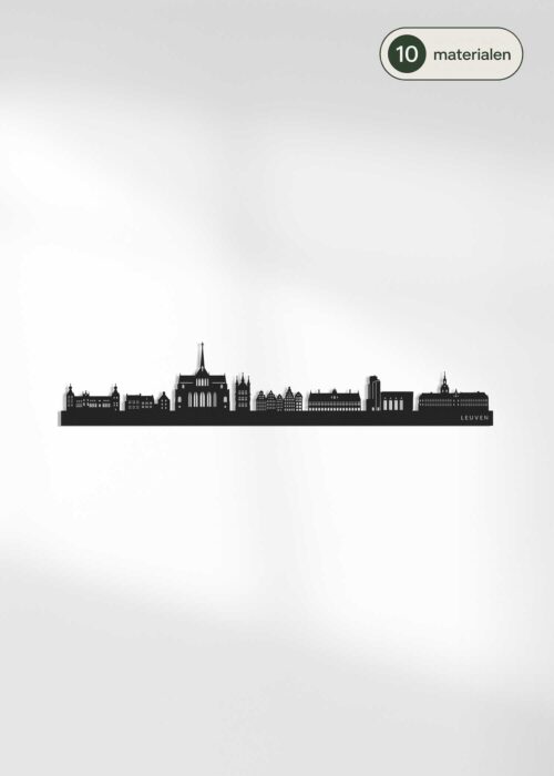 Houten skyline van Leuven - verkrijgbaar in 10 materialen