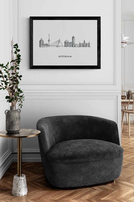 Rotterdam Skyline Poster