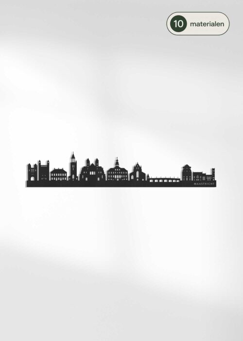 Houten skyline van Maastricht - verkrijgbaar in 10 materialen