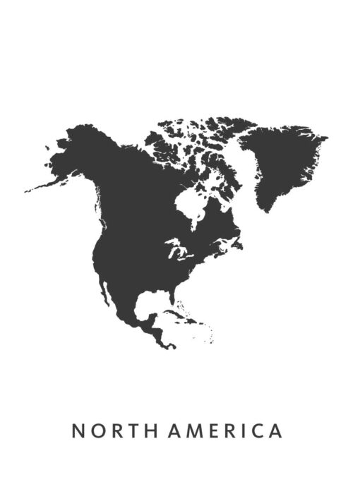 North America map