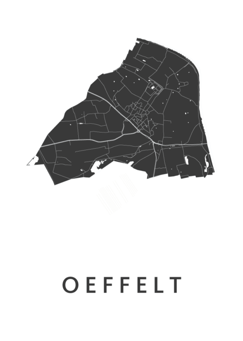 Oeffelt Stadskaart Poster Kopen