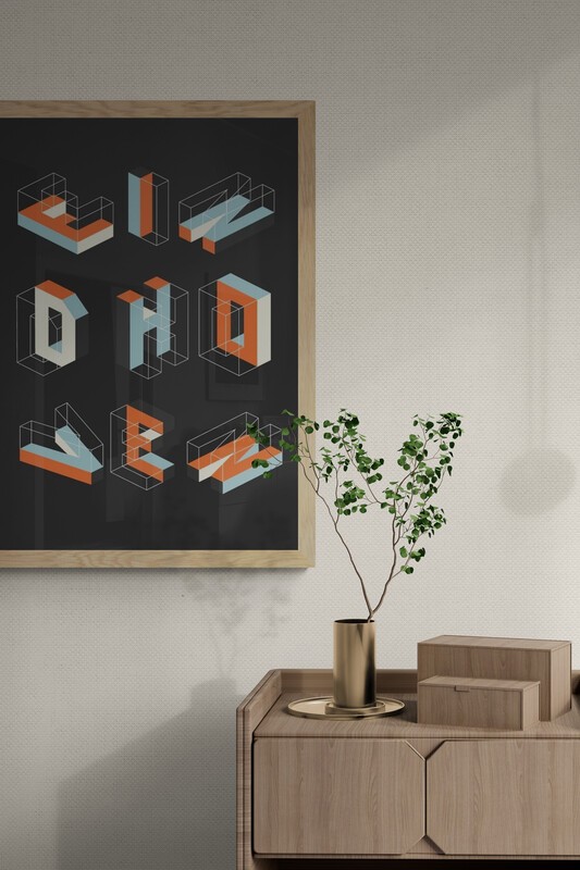 Eindhoven typografie Poster