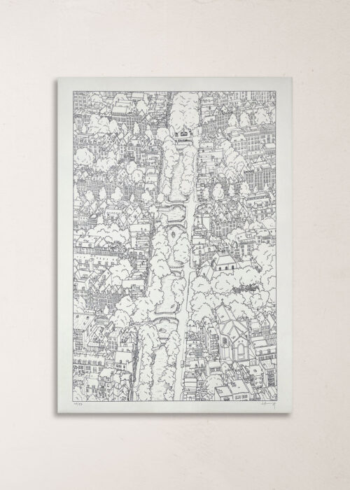 Zeefdruk Reguliersgracht — Zeefdruk Poster