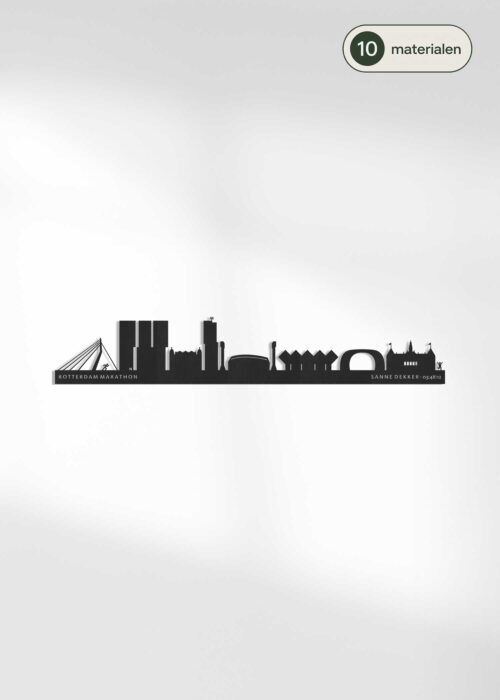 Rotterdam Marathon 2025 - Houten Skyline