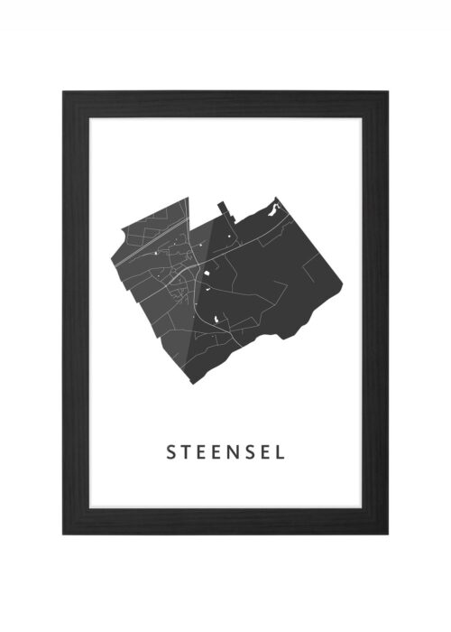 Steensel Ingelijst in Zwart lijst Kopen | Kunst in Kaart