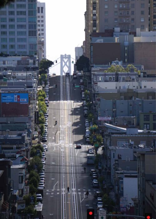 De straten van San Francisco — Fotografie Poster