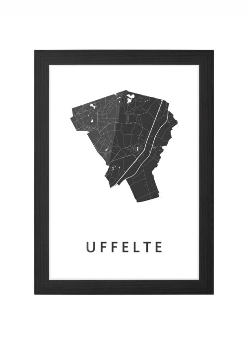 Uffelte Ingelijst in Zwart lijst Kopen | Kunst in Kaart