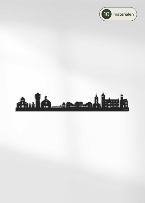 Houten skyline van Zeist - verkrijgbaar in 10 materialen